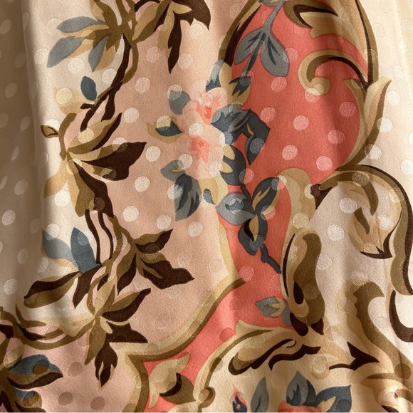 NWT Maggy London Vintage Silk Blouse - Picture 4 of 12